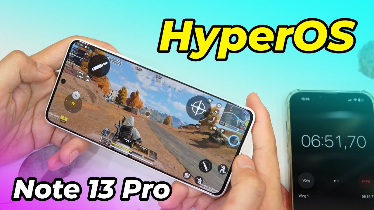 Test game Redmi Note 13 Pro HyperOS chính thức: FPS quá ngon, nhiệt độ mát!