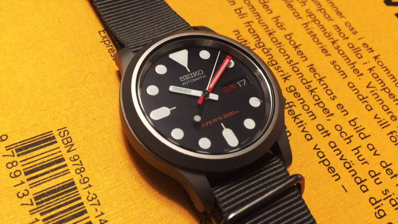 Seiko SNK po-mo - modded SNK809