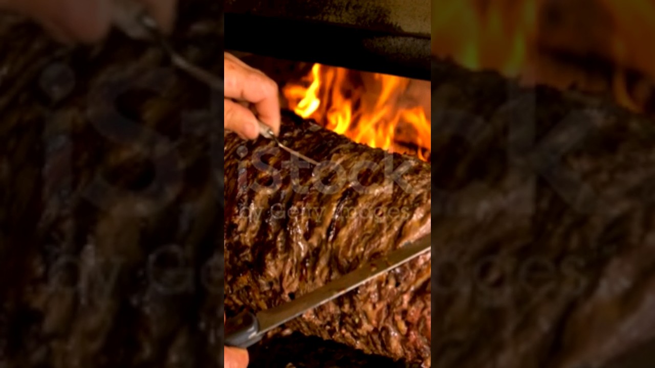Turkish cuisine, which is made from goat meat or lamb. 4K stock video