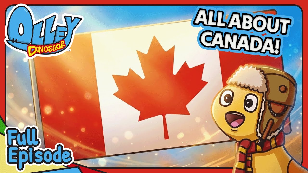 CANADA - Amazing Facts for Kids! | Olley Dinosaur | Learn Sing Explore | Kids Educational Show Songs