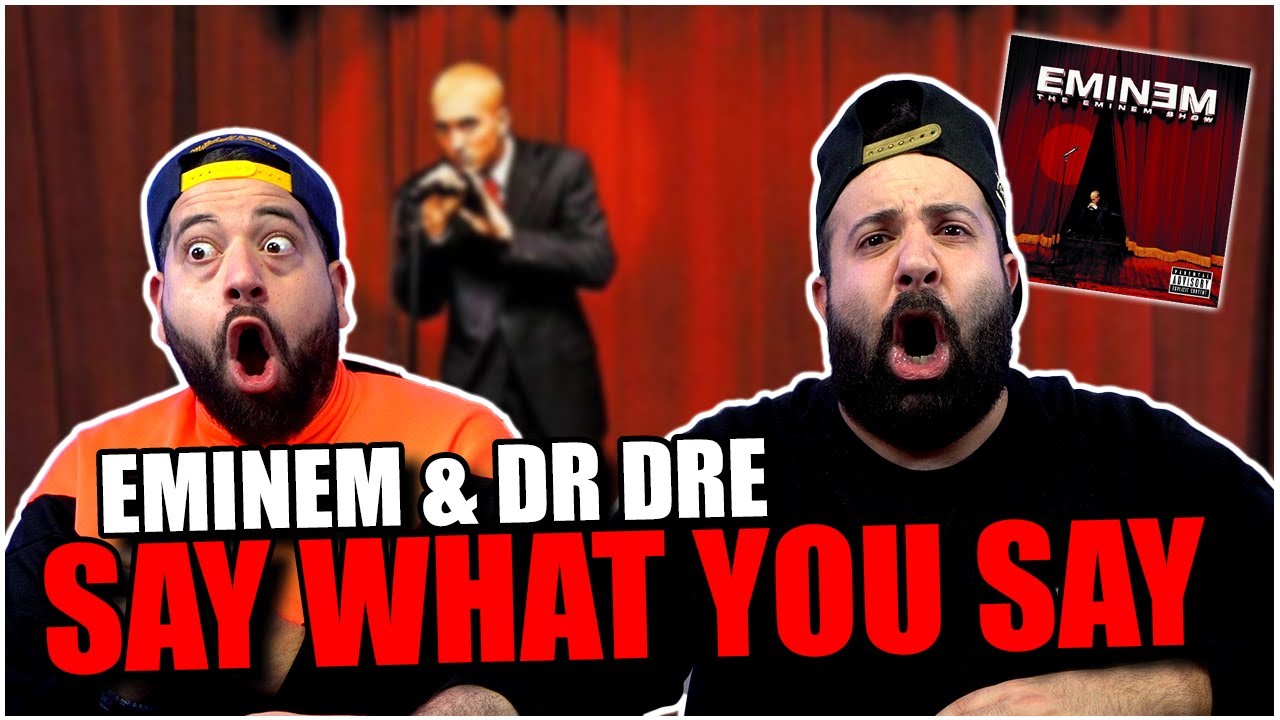 PAPA IS A BEAST!! EMINEM & DR DRE - Say What You Say *REACTION!!