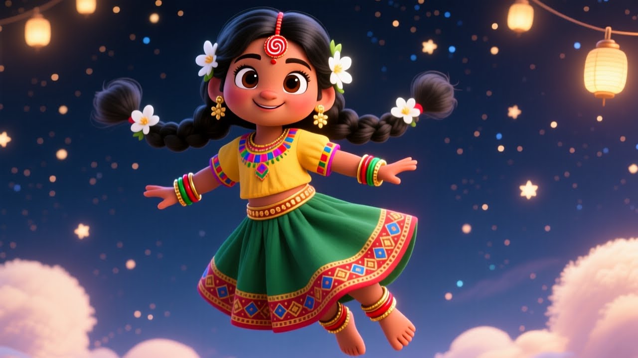 வானில் இருந்து சிரிக்கும் நிலா | நட்சத்திரங்கள் எல்லாம் நண்பர்கள் | கனவுகளைத் தரும் நிலா 4K