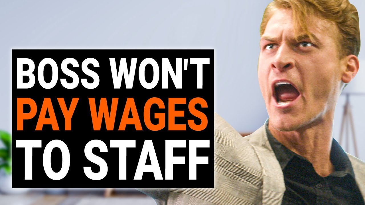 Boss WON’T Pay WAGES To EMPLOYEES, Karma Pays Him Back | @DramatizeMe