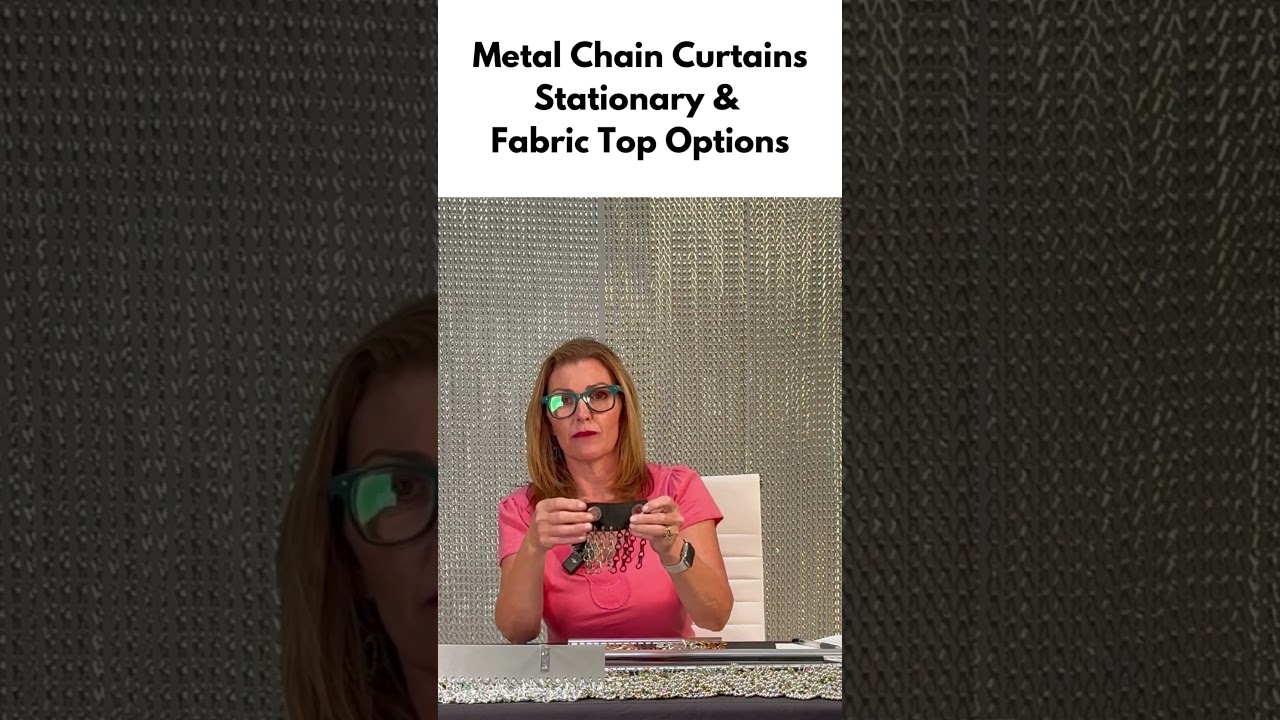 Lynx Metal Chain Curtain Series: Design Made Easy&ndash; Part 2 - Bendable & Curving Top Options #shorts