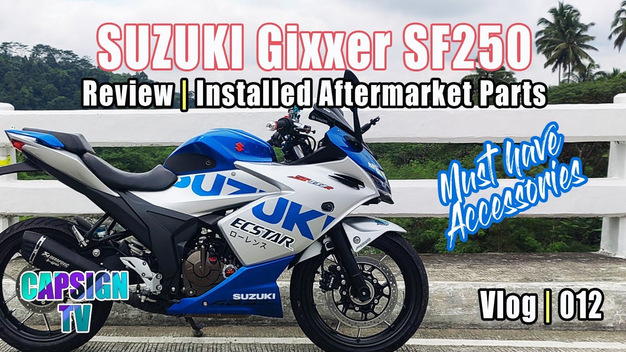 SUZUKI GIXXER SF250 WALKAROUND | Capsign TV