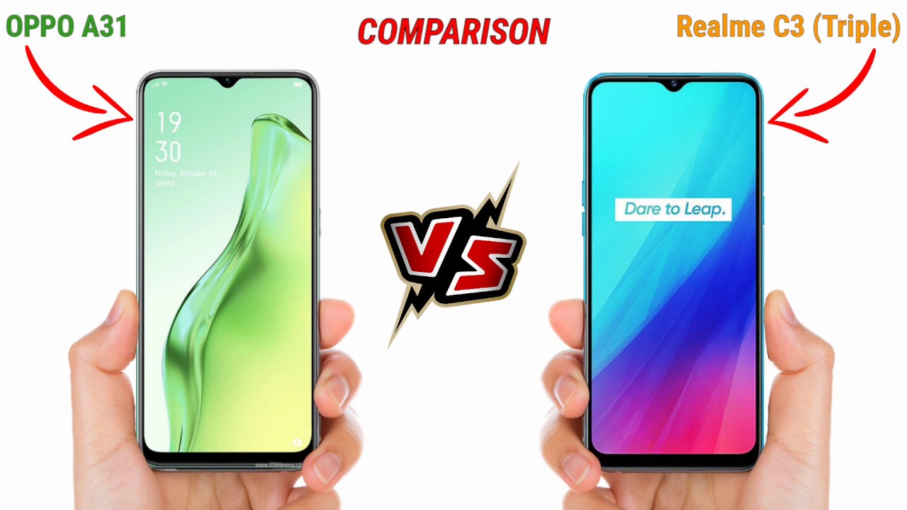 OPPO A31 vs Realme C3 (Triple Camera) || Full Comparison ||Which is Best || Most watch.