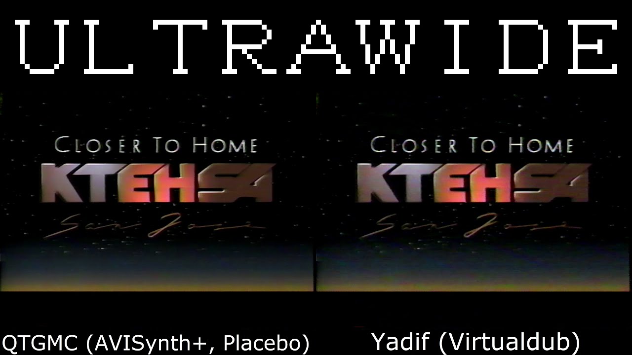 Deinterlacer stress test: QTGMC vs. Yadif