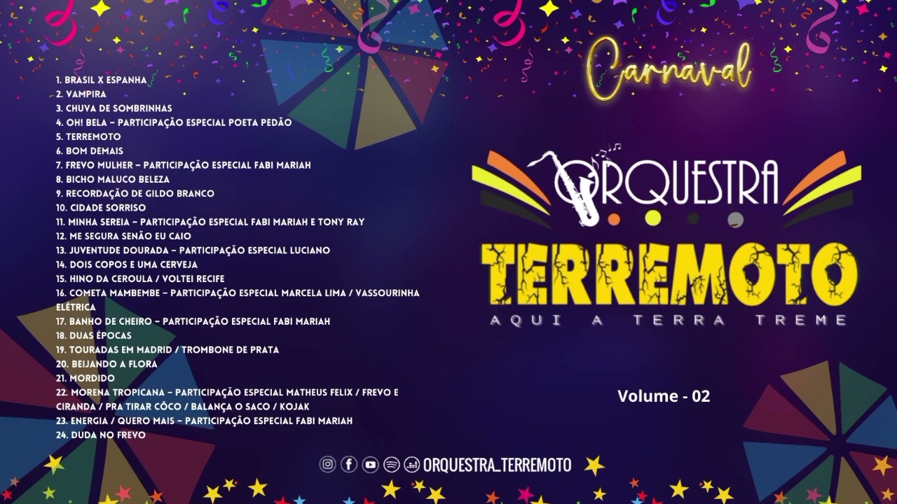 ORQUESTRA TERREMOTO - Volume 02 / Álbum Completo