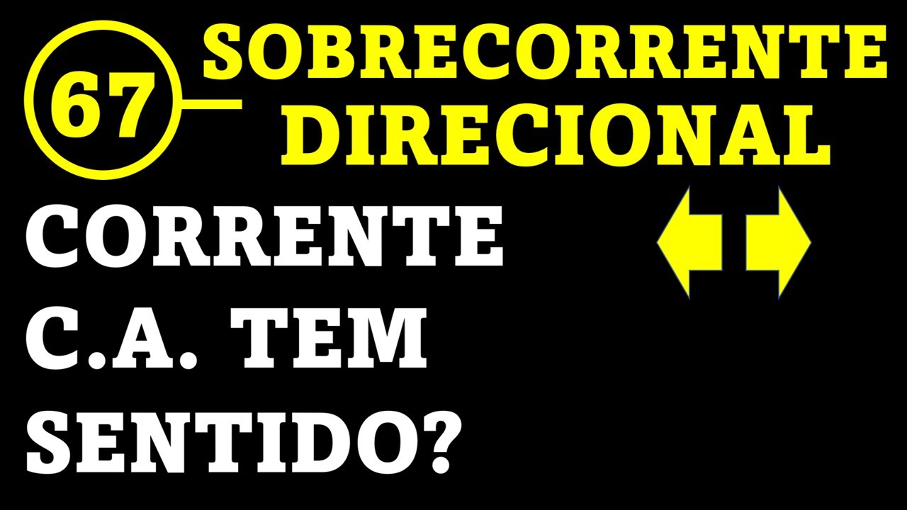 Como o relé direcional(67) detecta e sentido da corrente elétrica?