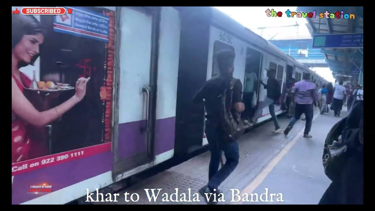 Exploring KHAR to WADALA via BANDRA by Local Train Route?