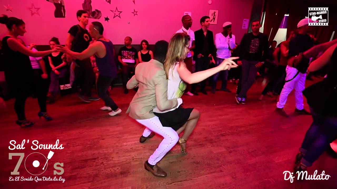 Mouaze Konaté & Muriel - social chacha dancing @ SAL'SOUNDS 70'S