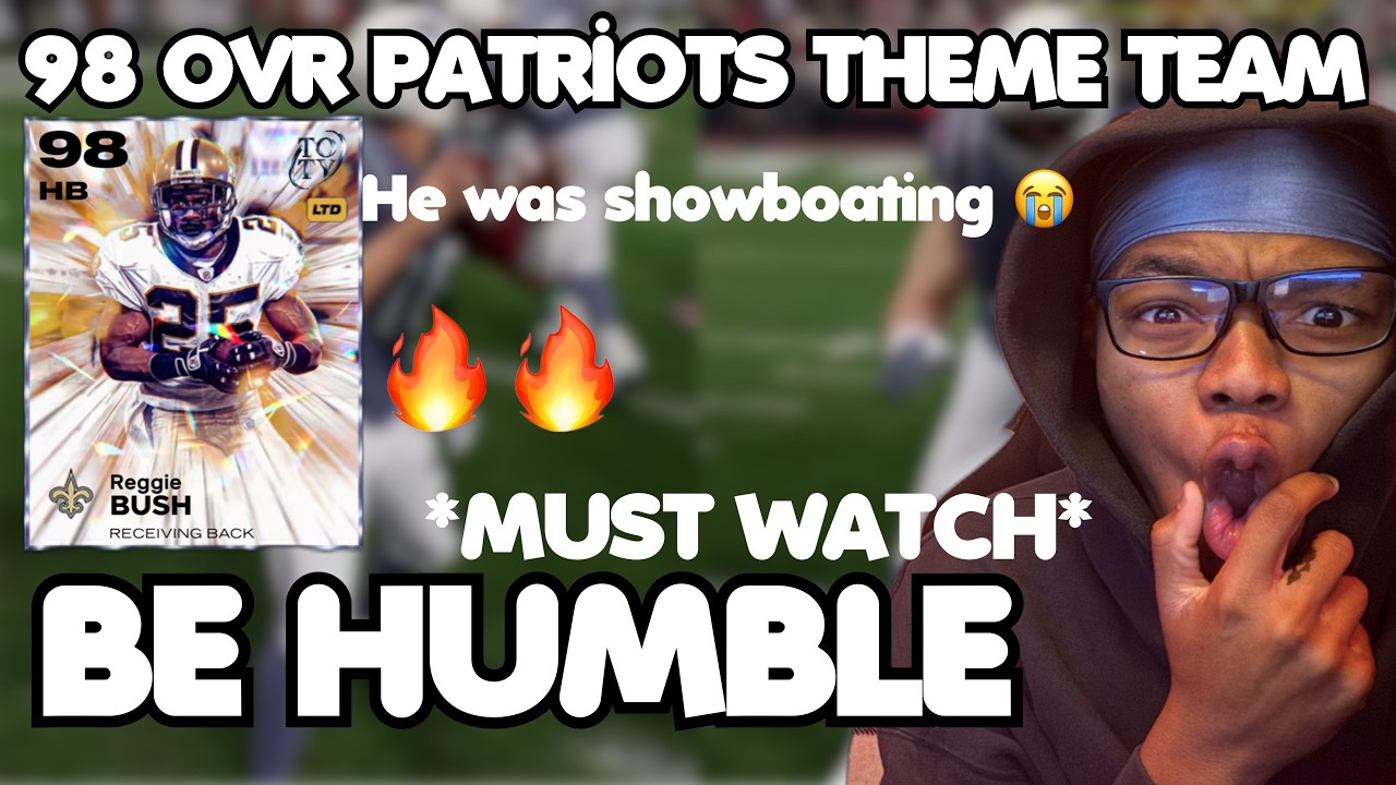 THIS IS WHY YOU NEVER SHOWBOAT EARLY... STAY HUMBLE! (Madden 26) 98 OVERALL PATRIOTS THEME TEAM!!!