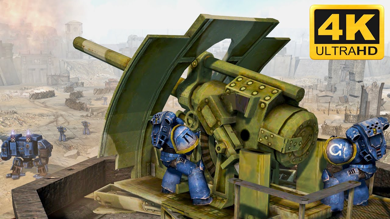 ULTRAMARINES vs TAU EMPIRE - Men of War: Assault Squad 2 | Warhammer 40k Mod (4K)