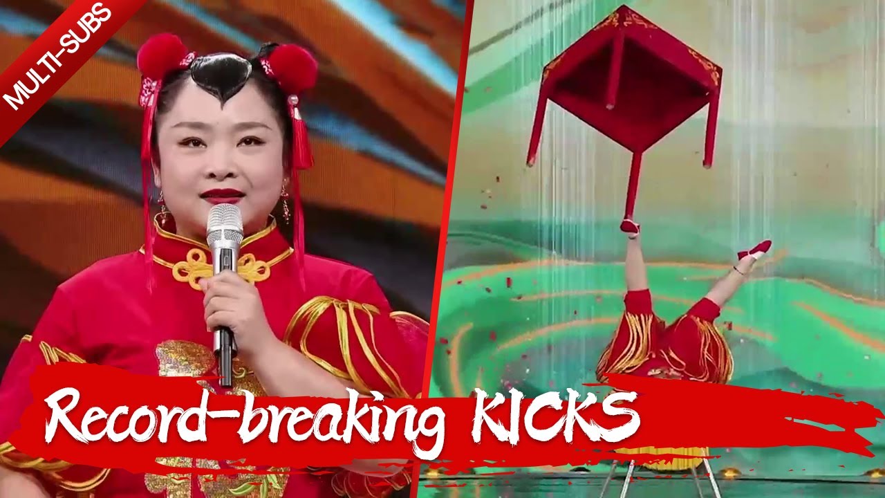 Chubby girl surprises everyone with her incredibly strong legs | Amazing Chinese