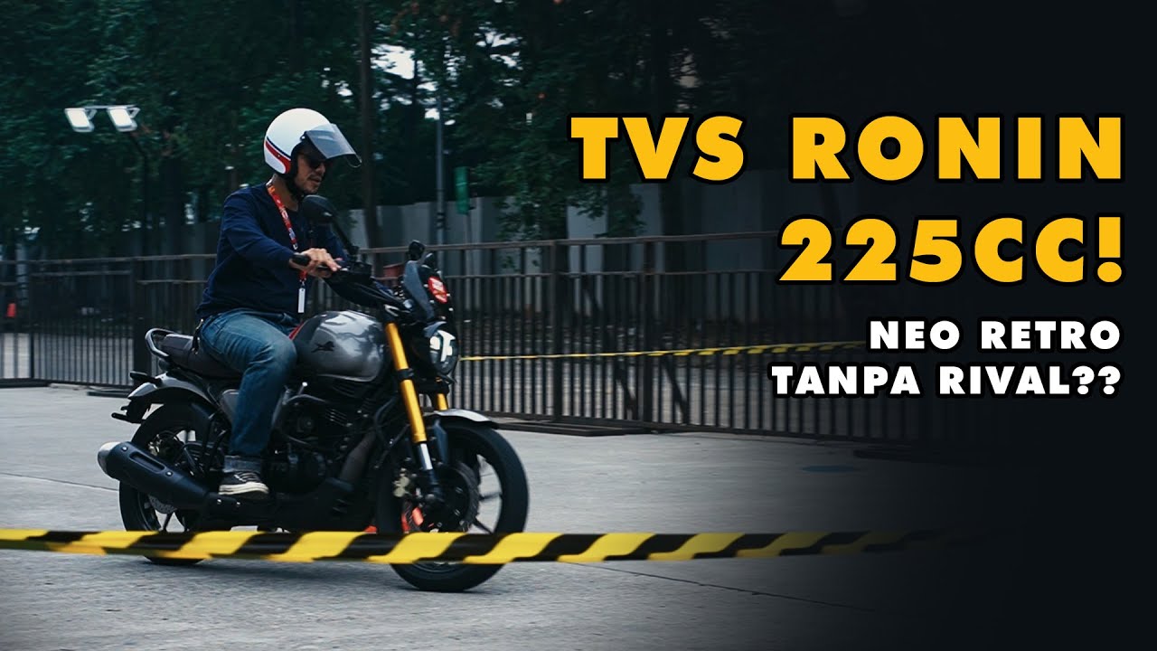 TEST RIDE TVS RONIN DI IMOS 2025! MOTOR NEO RETRO YANG SUARANYA GARANG CUY