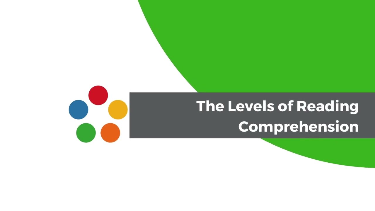 The Big 3: 📖 Levels of Reading Comprehension