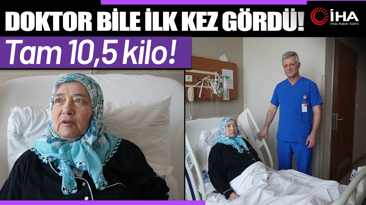 “Kilo Aldın” Dediler, Gerçek Ameliyatta Ortaya Çıktı: Karnından 10,5 Kilo Çıktı