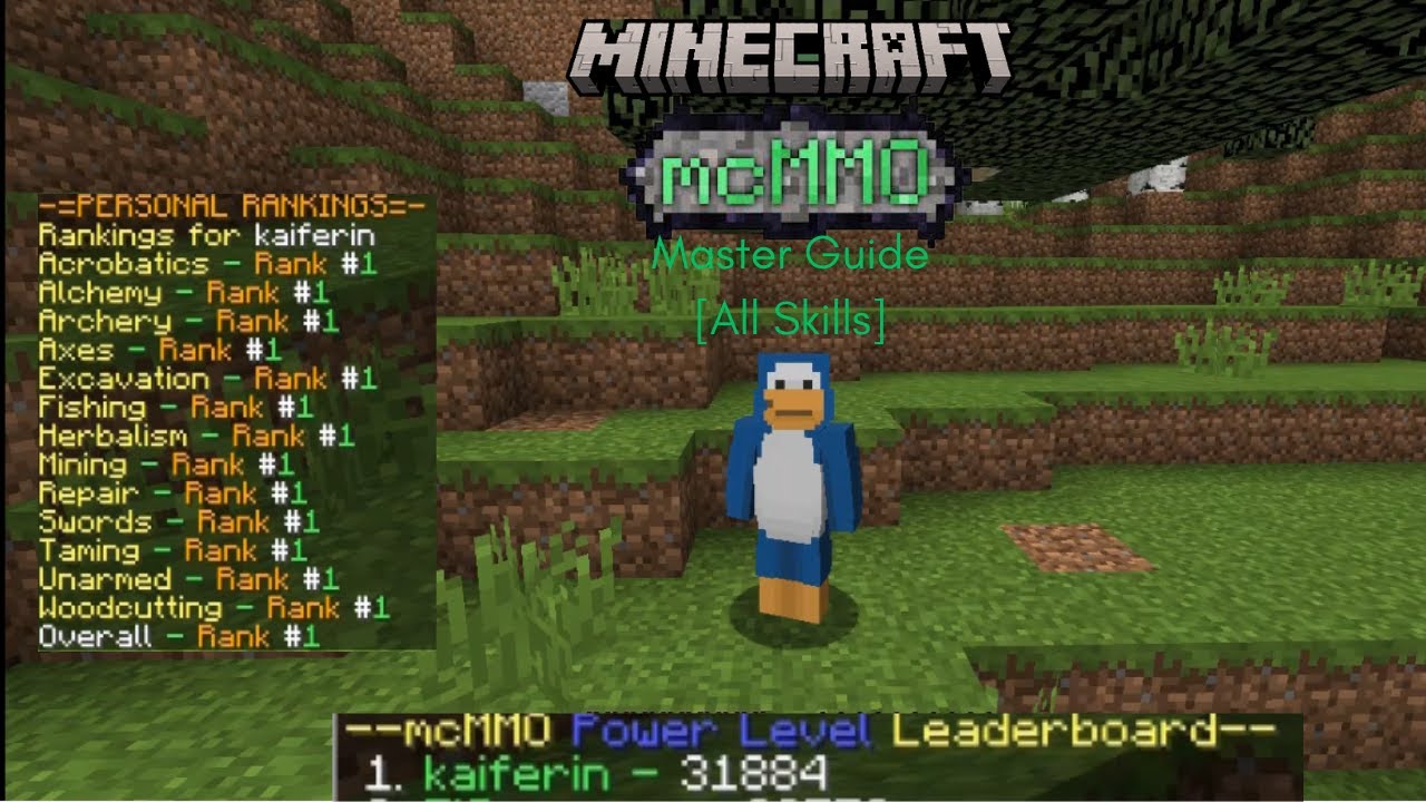 Руководство по прокачке и повышению уровня MCMMO &mdash; [ВСЕ НАВЫКИ]
