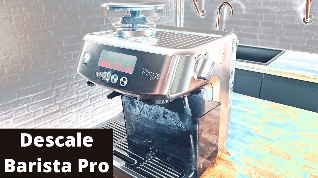 Как очистить от накипи кофемашину Sage/Breville Barista Pro