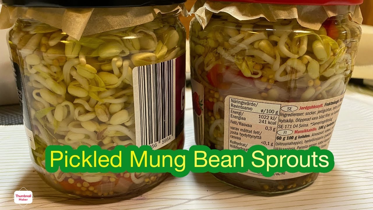 Pickled mung bean sprouts