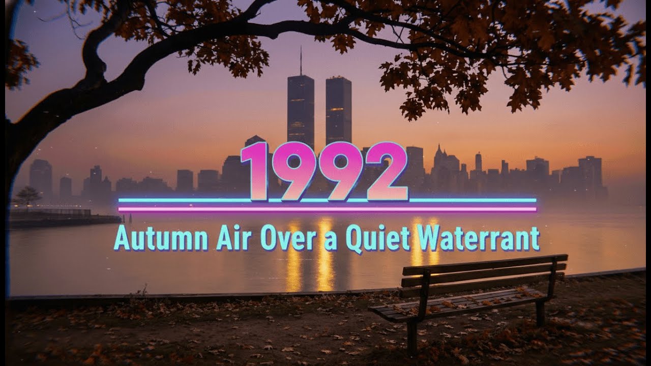 Назад в 1992 — Осенний воздух над тихой набережной | Retrowave • Synthwave • Тёплые 80-е