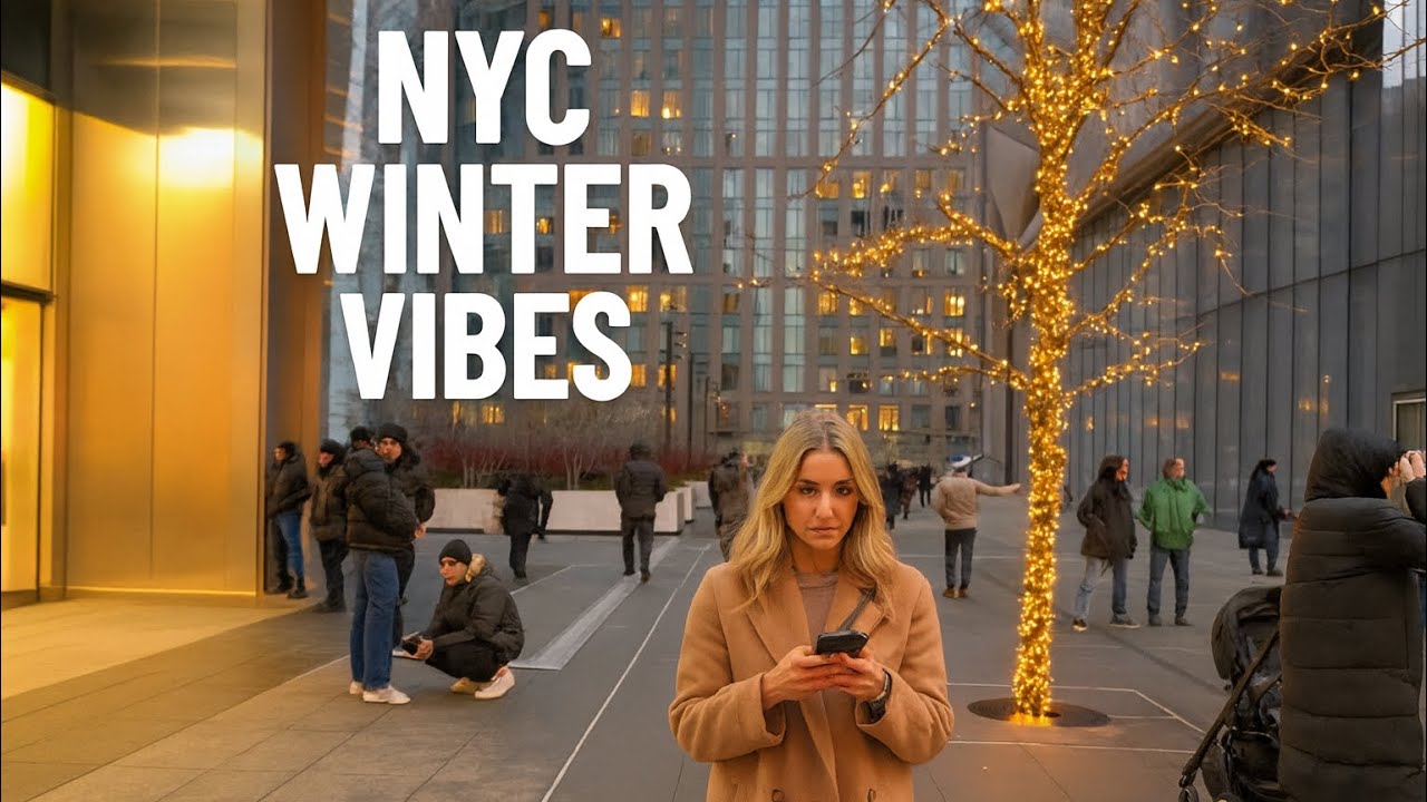 NYC Holiday Walk 🎄 Hudson Yards to Rockefeller & Saks Fifth Ave (4K)