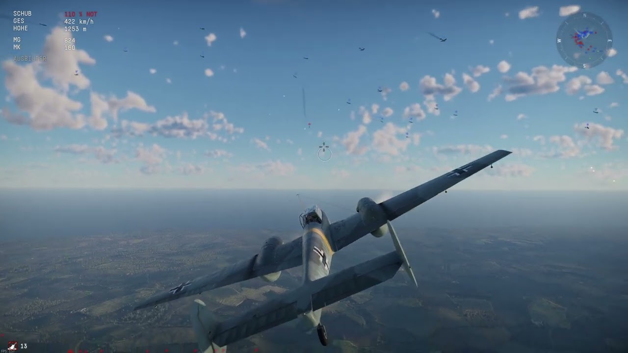 Luftschlacht über England – Jäger gegen Abfangjäger! | War Thunder Einzelmission