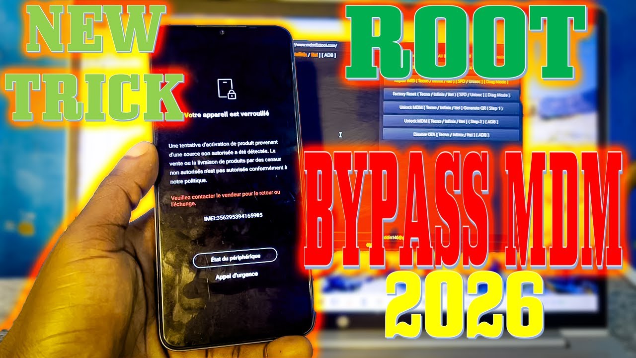 New trick / Bypass MDM (Root) 2026, TECHNO ITEL INFINIX