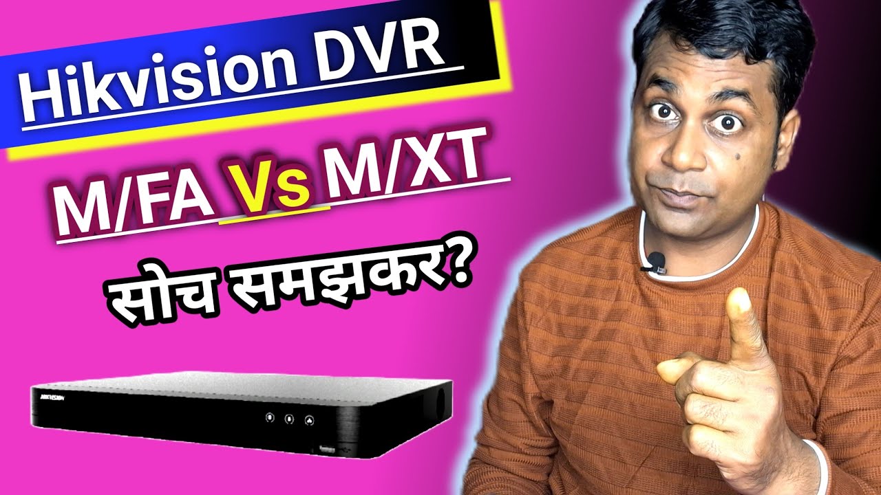 Best Acusense DVR comparison M/FA vs M/XT series!! Hikvision latest DVR comparison