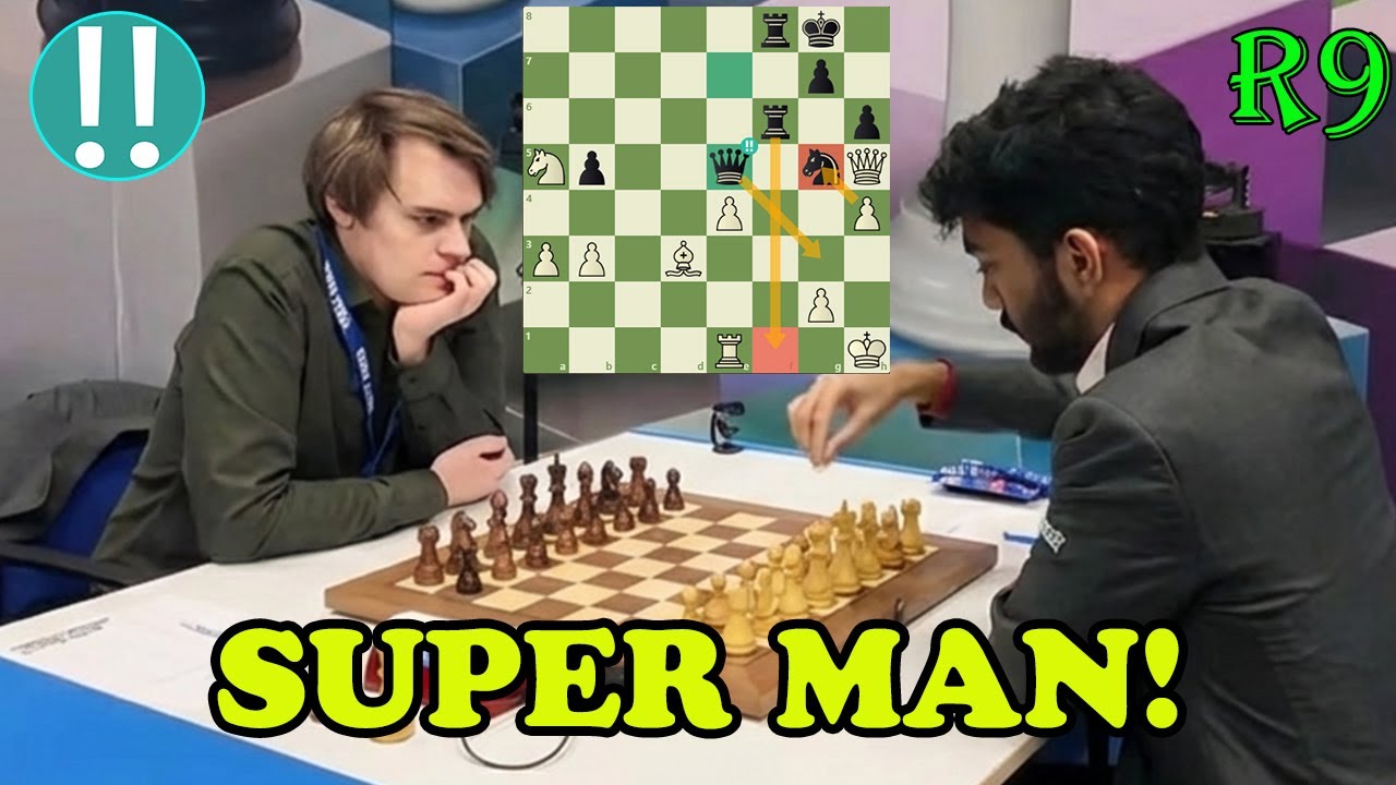 SUPER MAN Matthias Bluebaum BEAT WCC Gukesh in Tata Steel Chess 2026 - R9