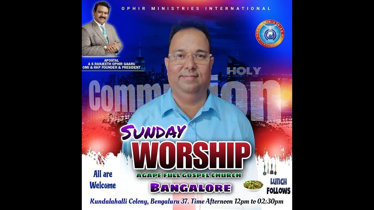 11-01-2026 | Sunday worship | Second message | Kundalahalli Colony church | Pastor Joseph Dilip