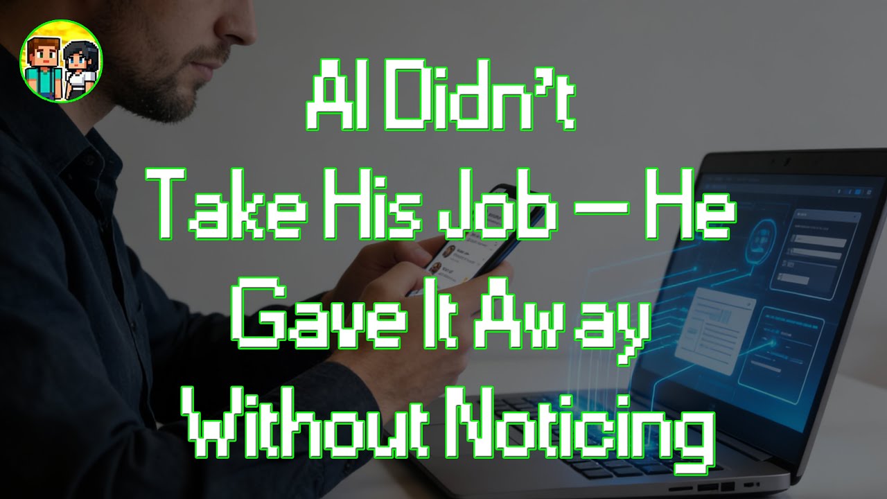 AI Didn’t Take His Job — He Gave It Away Without Noticing