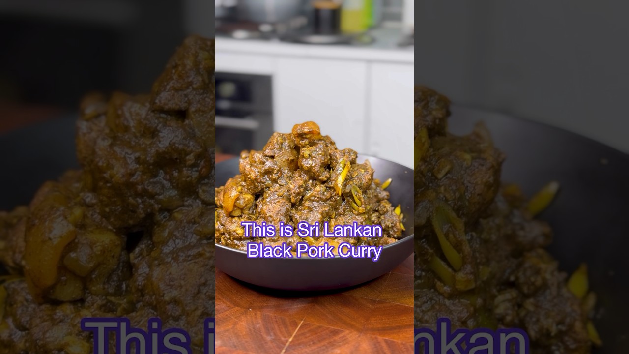 Black Pork Curry #shorts