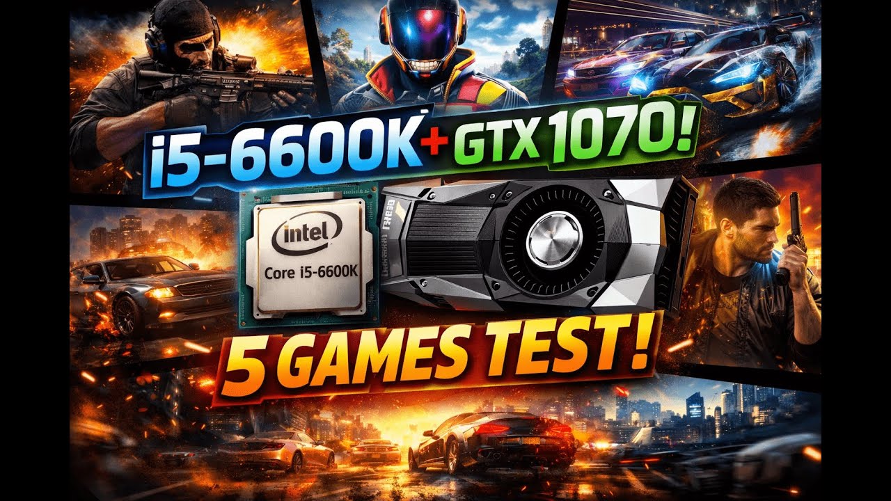 i5-6600K + GTX 1070 w 2026?! | Cs2 | Fortnite | NFS | GTA V | Cyberpunk |&ndash; Playable czy bottleneck?
