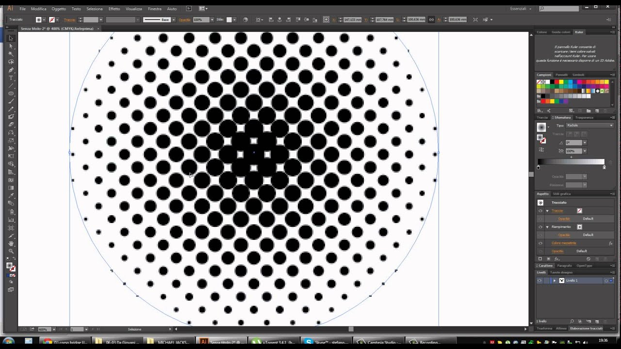 Tutorial Illustrator - Effetto Mezzetinte (Parte 1)