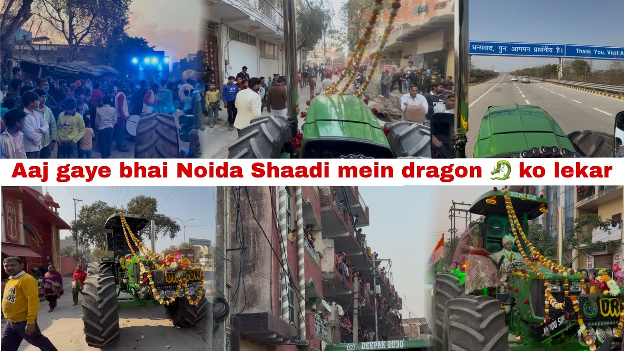 Aaj gaye bhai Noida Shaadi mein dragon 🐉 ko lekar