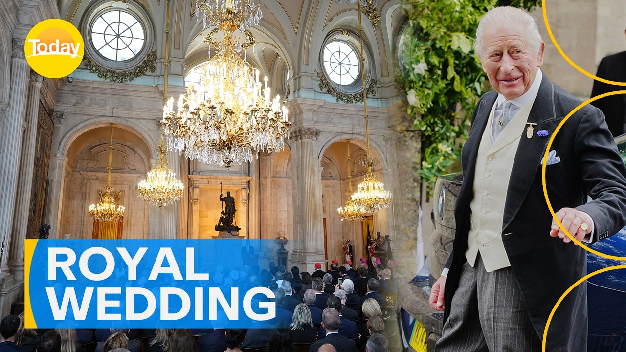 British Royals unite for Princess Anne&rsquo;s son's countryside wedding | Today Show Australia