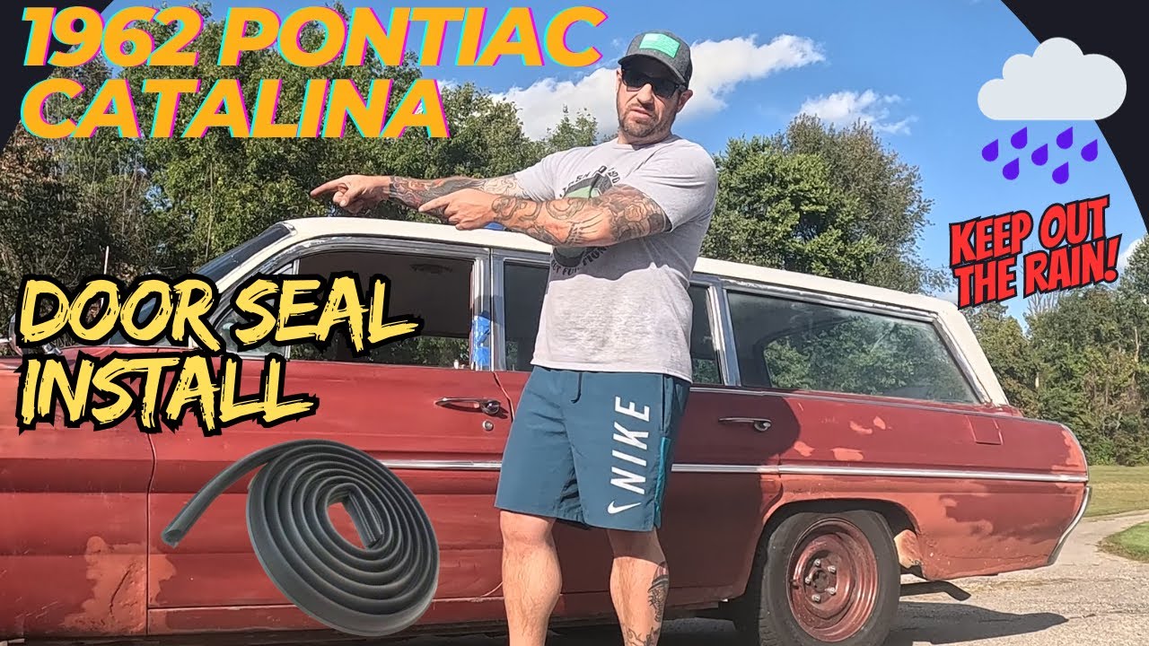 How to install replacement classic car door seals.  Keep the rain out of your ride.