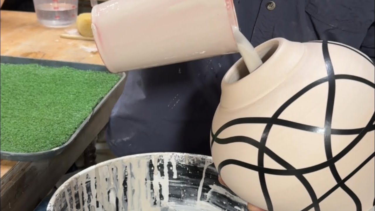 Raku Fired Vessel.