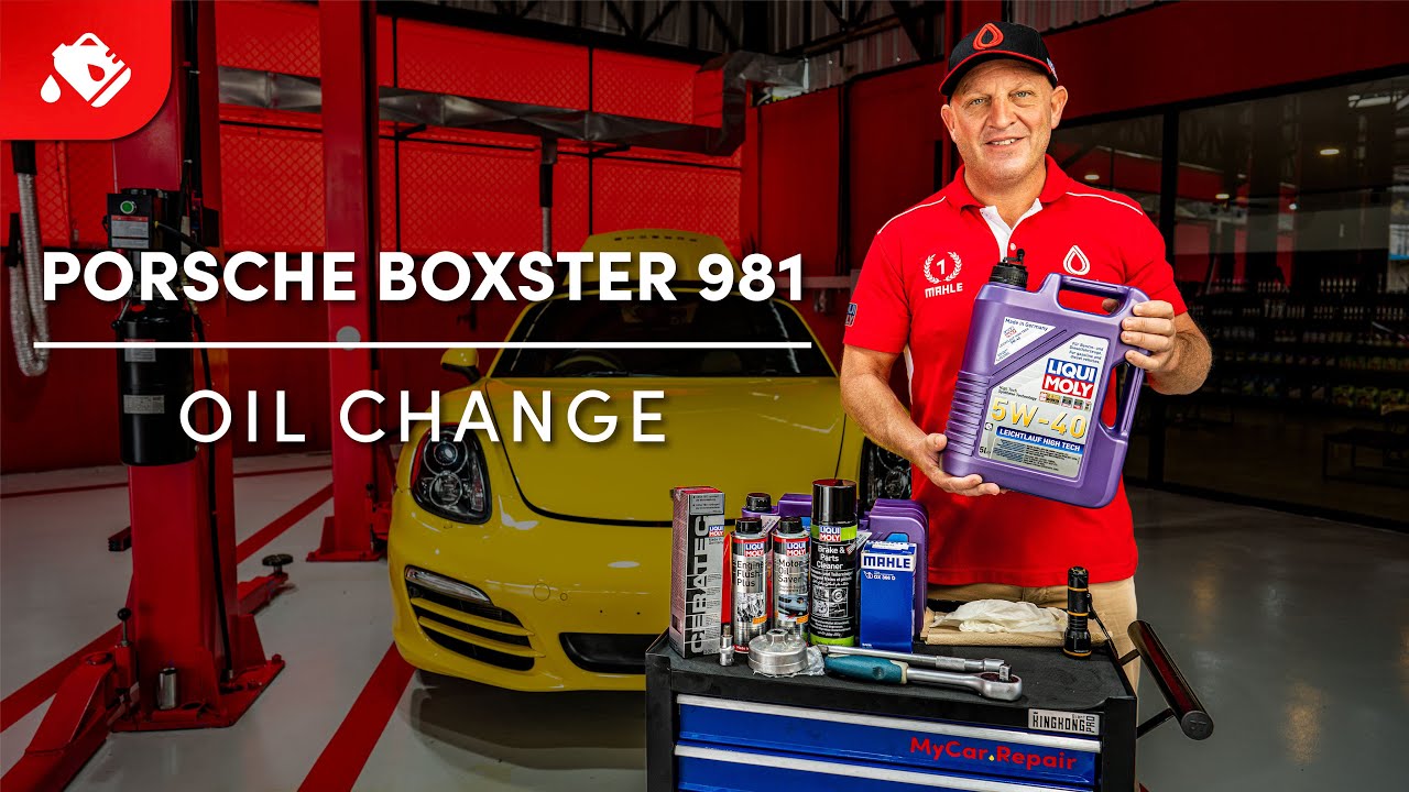 Vlog 04 with William - How to change the Engine Oil on the Porsche Boxter