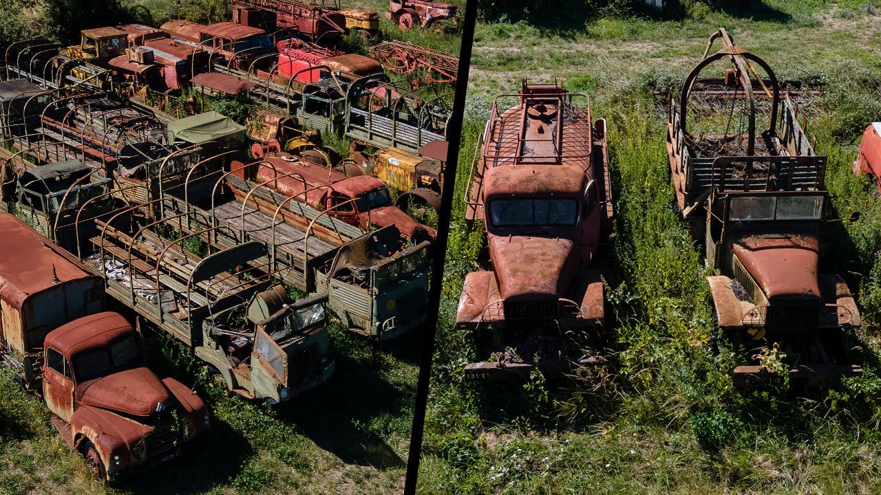 Chasseurs d'Epaves - Camions de Pompiers, Militaires & Engins Agricoles, de TP / URBEX MOOD 2022