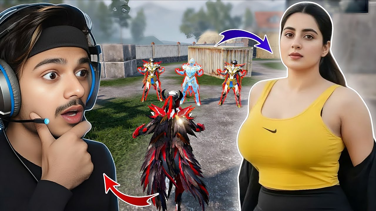 😭Got back revenge from Mythic Fashion Toxic Girls for insulting All Noob I Challenge 1vs4 😈🥵| BGMI
