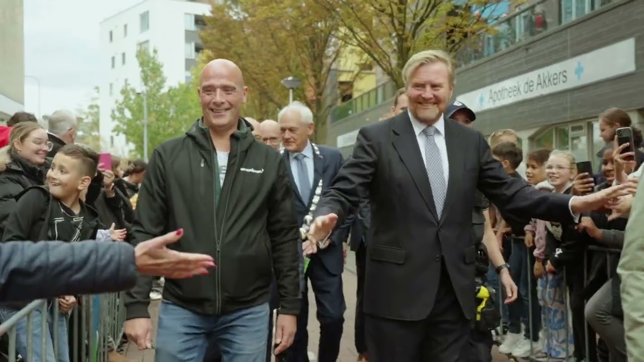 Koning Willem Alexander bezoekt gemeente Nissewaard