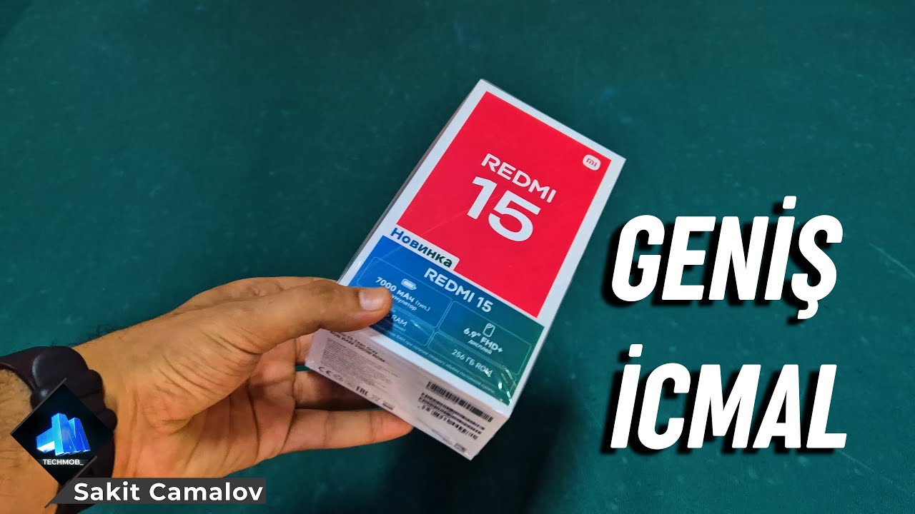 Redmi 15 haqqında məlumat // Geniş icmal 