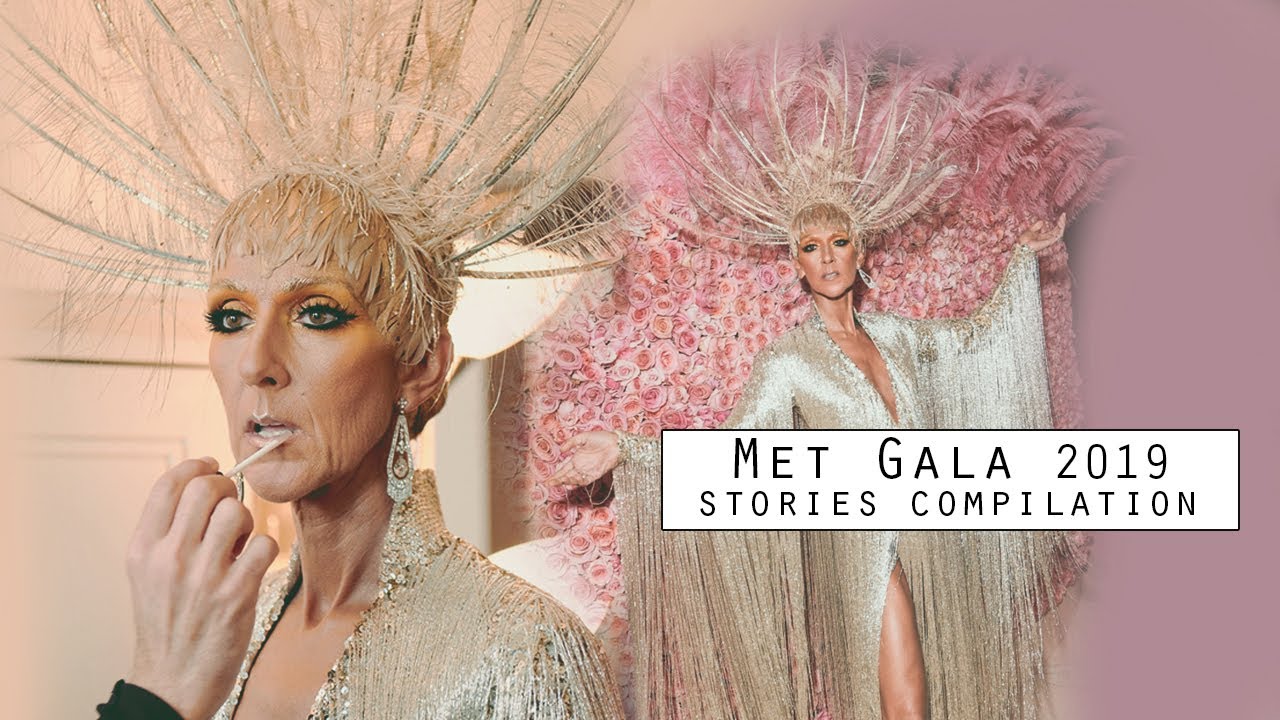 Celine Dion Met Gala 2019 - Instagram stories compilation