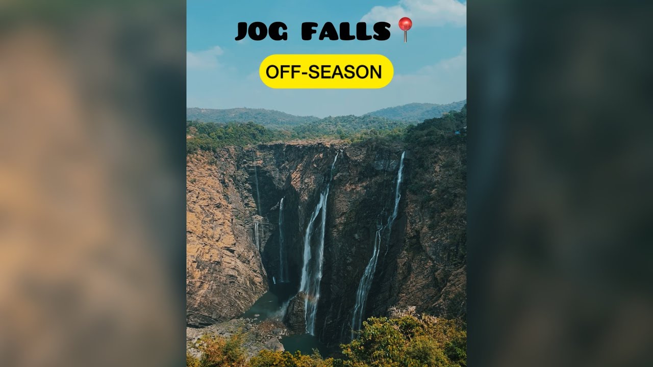 Jog Falls in Off-Season | Worth Visiting? 🤔Bangalore To Gokarna |Part-1