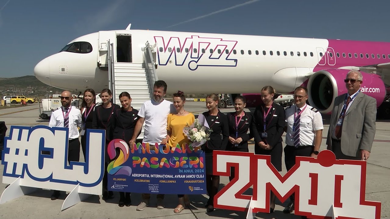 Aeroprtul Internaţional Cluj, 2 milioane de pasageri în acest an până în august