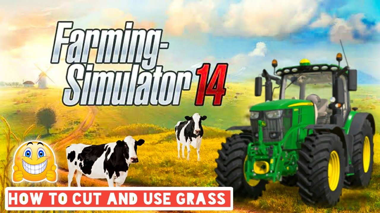 How to cut grass | Straws and cows Feeding in fs14 || Farming Simulator 14 gameplay in hindi #42