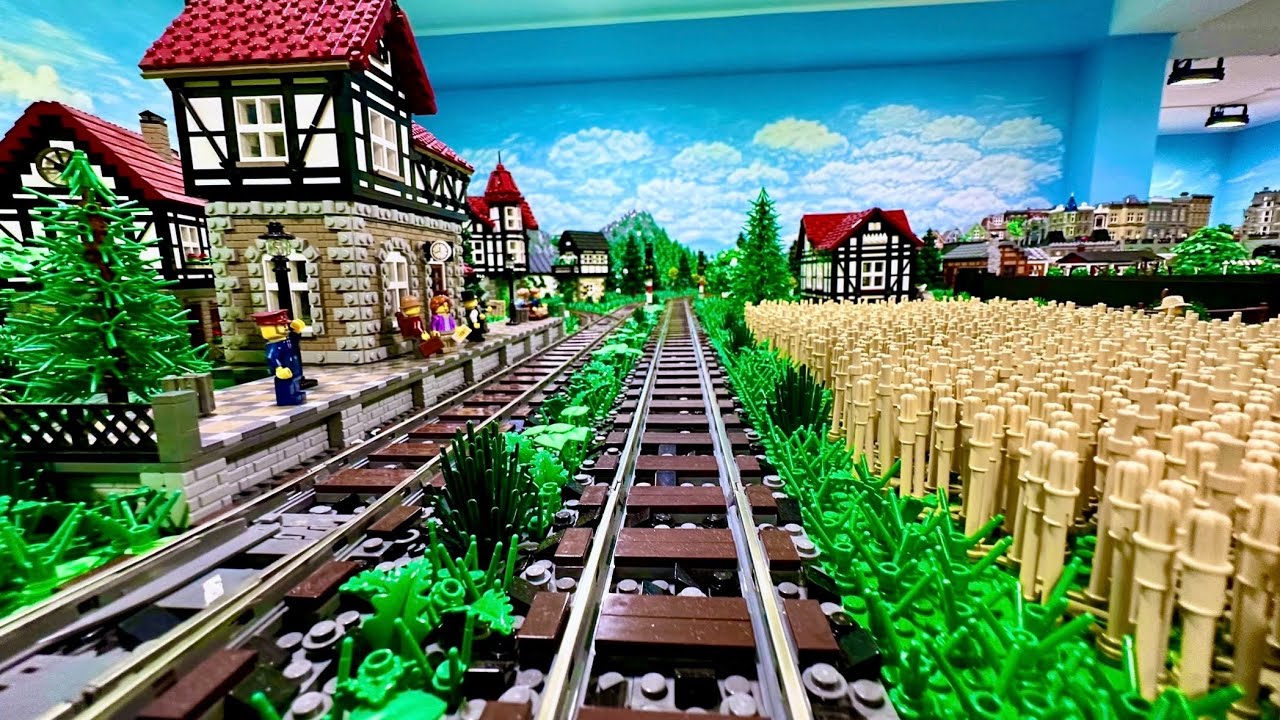 LEGO City Train Ride! - Super Realistic, self-driving Trains