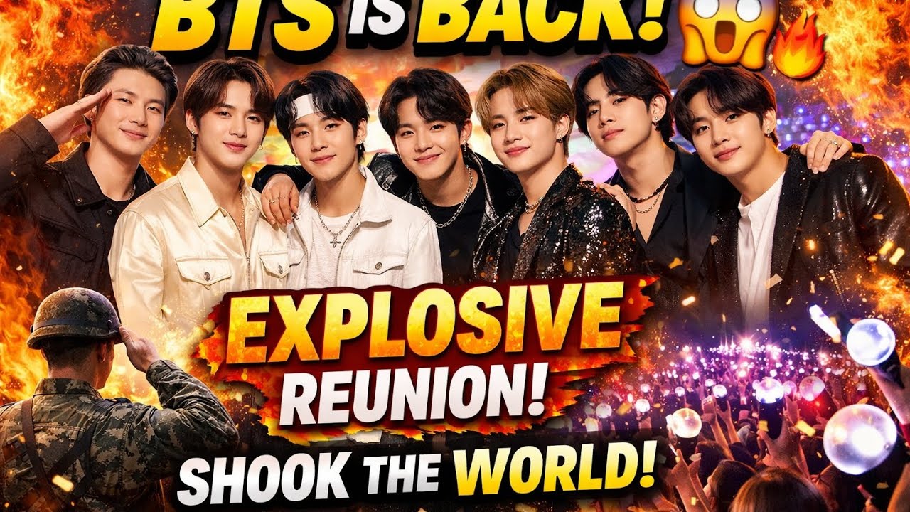 BTS Is Back! The Explosive Reunion After Military Service That Shook the World 😱🔥